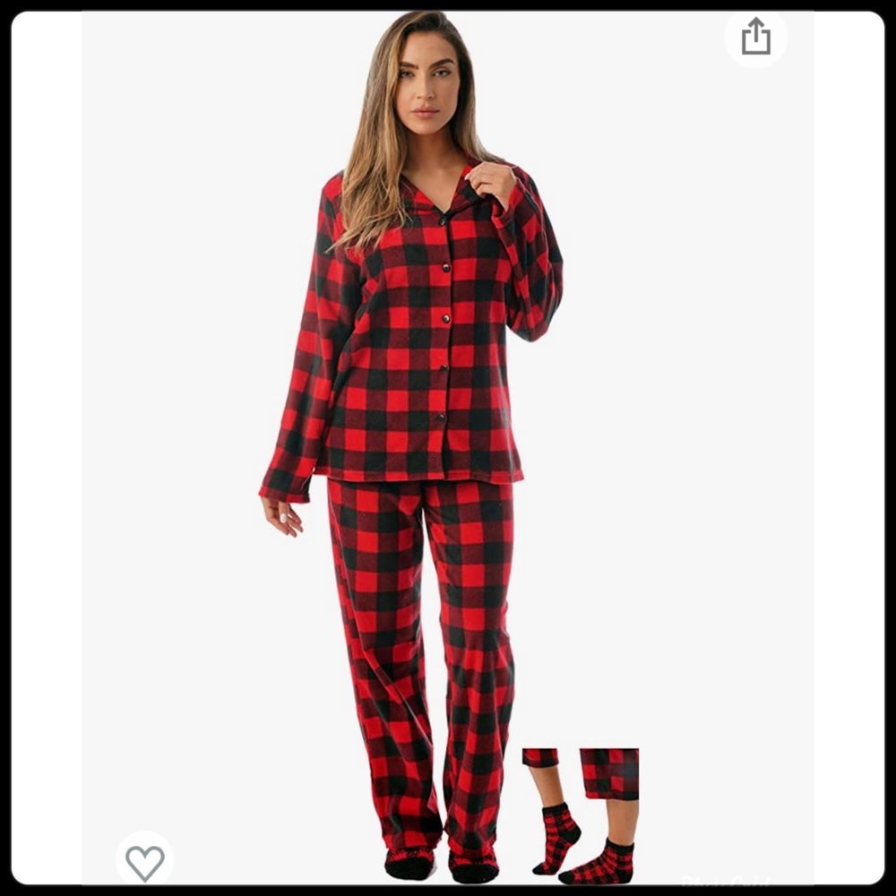 Plaid Pajama Set